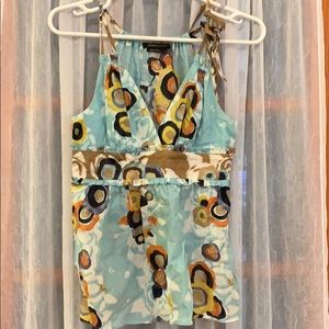 Light blue halter top